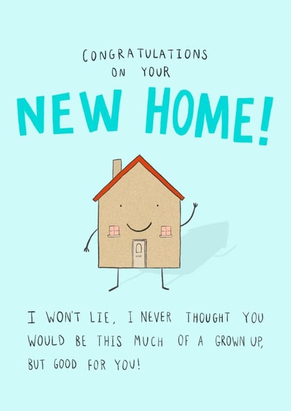 New Home Congratulations card created by Floydie