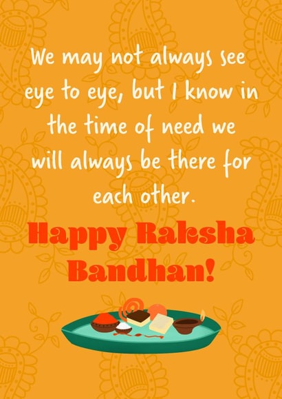 Heartfelt Raksha Bandhan Festival Card created by Kamiya Chirodian