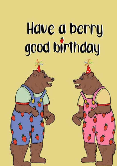Berry Bear Birthday Party created by Francesca Labon