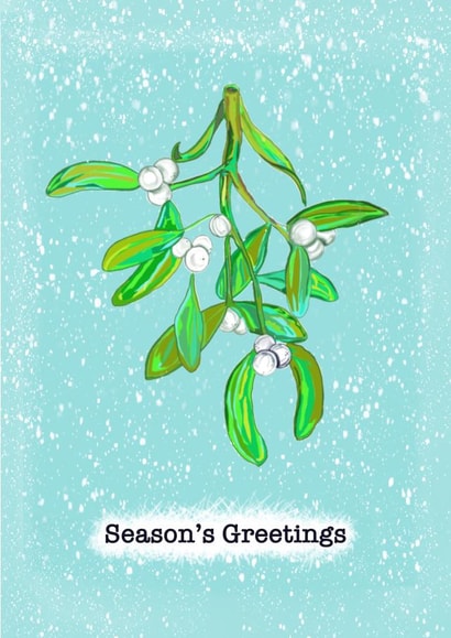 Christmas Wishes for Lots of Snowy Mistletoe Kisses! created by Nina Modray