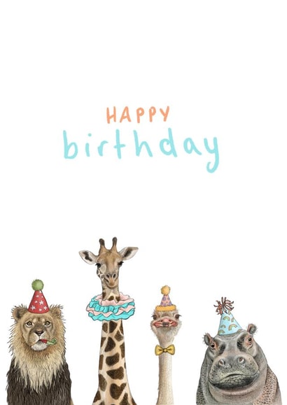 Safari Birthday Card created by Beth Goodwin
