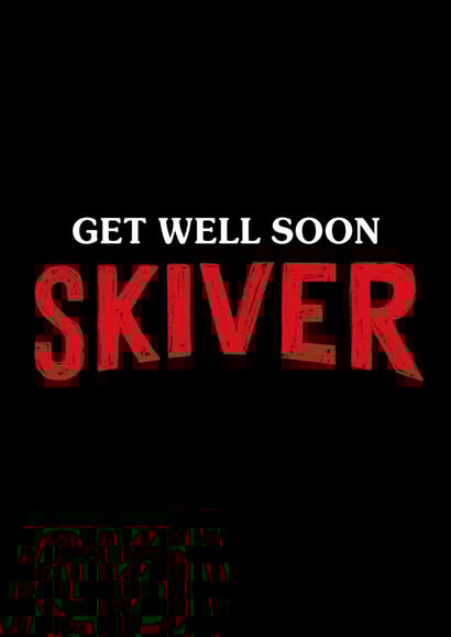 Get Well Soon Netflix Skiver Card created by Paper Plane