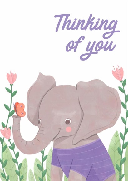 Thinking of you card design created by Cristina Stashkevich