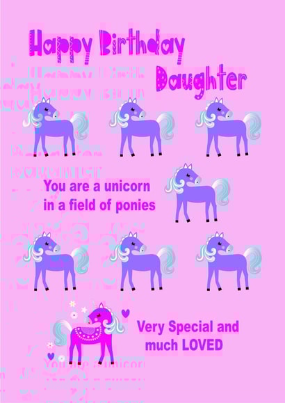 Happy Birthday Daughter 1000 created by Jay Design