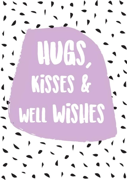 Hugs, Kisses & Well Wishes - Friendship / Thinking Of You Card created by @Laura Lonsdale Designs