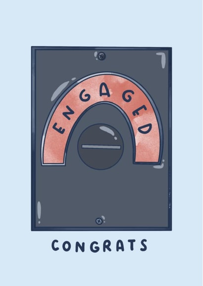 Engaged Congratulations Card created by Jammy