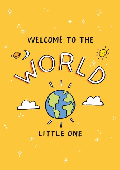 New baby card created by Katie Moody