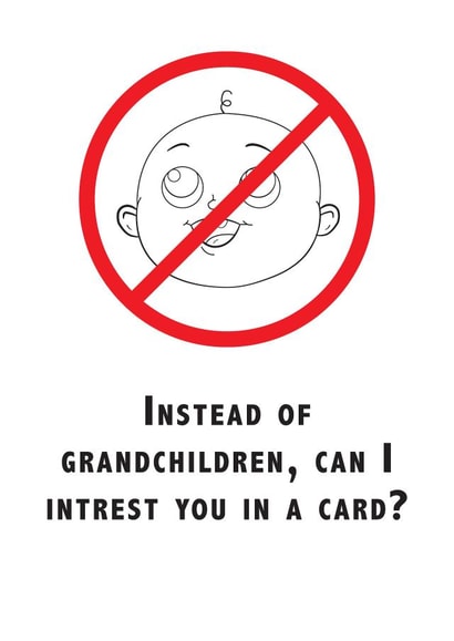 No child but birthday card gift created by Blakespeed Creations