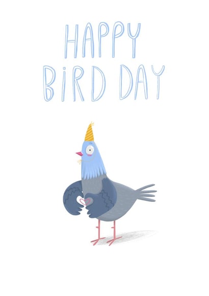 Party Bird Birthday Card created by Dasha Solodka
