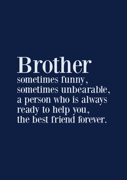 Brother Definition Birthday Card created by Courtney Kelly