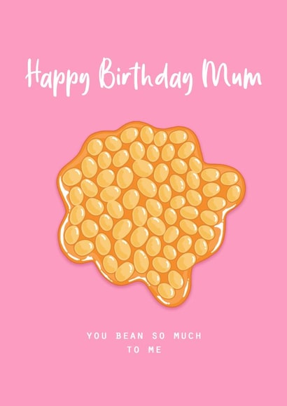 you bean so much to me mum  created by Back to the drawing board illustration 