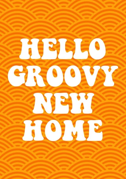 Hello groovy new home created by Lauren Beth Designs