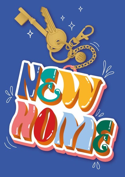 New Home Keys, Congratulations Card created by Sarah Marie Olivia