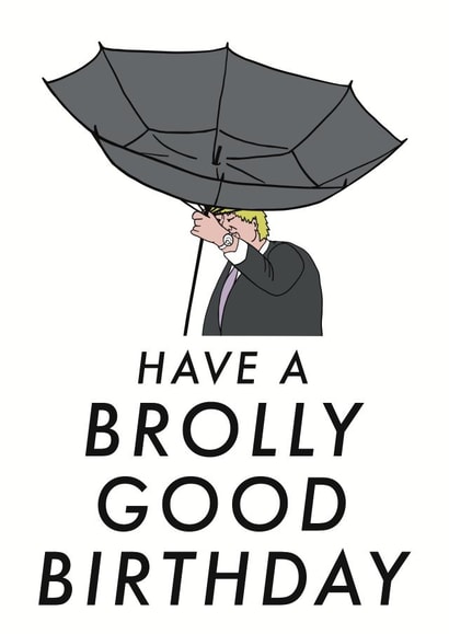 Brolly Good Birthday! created by Emma Blue