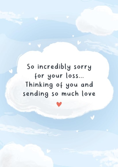 Thinking of You Sympathy Card created by Fliss Muir