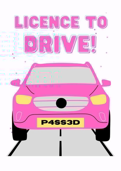 Licence to drive! created by Custom Card Co Shop