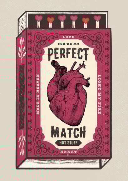 Perfect Match, Valentines Card created by Michelle Goring