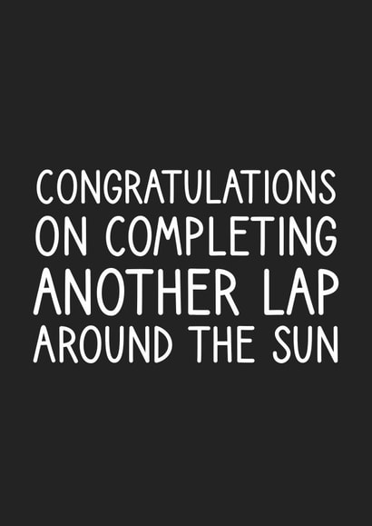 Technically accurate birthday card created by @StarBerry