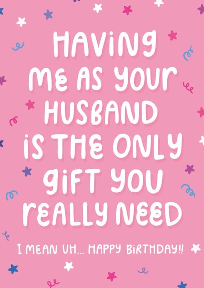 having me as your husband - card created by katie illustrated
