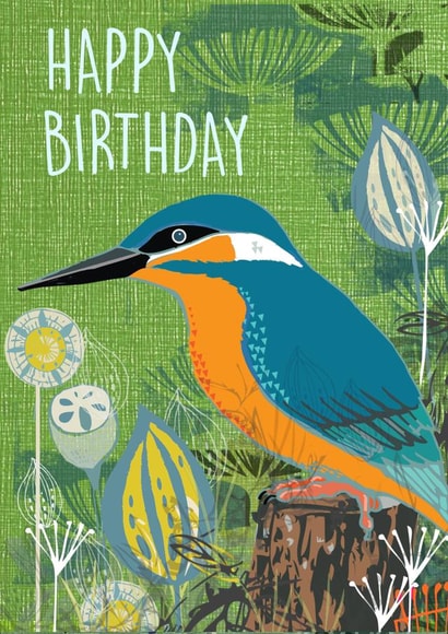 Kingfisher Birthday Card created by Rocket68