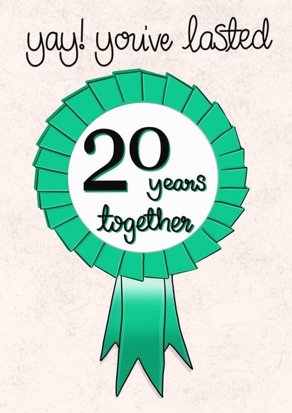 Yay, You've lasted 40 years together Emerald Anniversary created by Fay Dixon Design