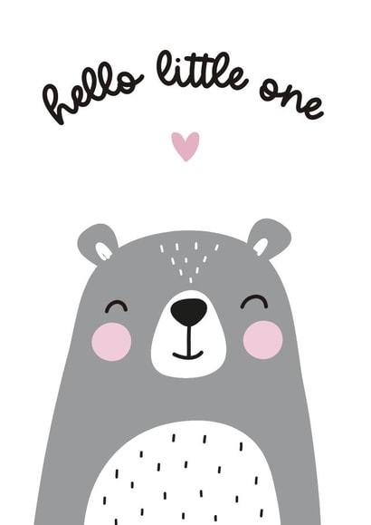 Hello little one! created by Honey & Bee