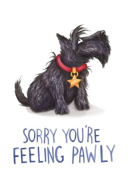 Pawly Scotty Dog Card created by Citrus Bunn