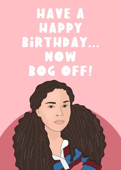 Bog Off Birthday Card created by The Foxy Lemon Co.