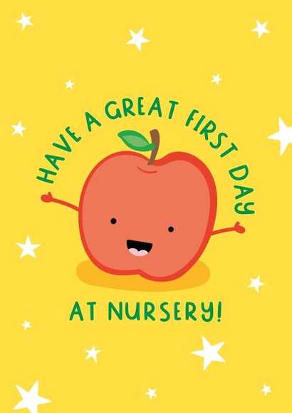 Happy Great First Day At Nursery Card created by Macie Dot Doodles