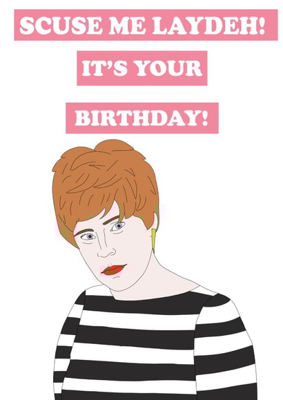 Charity shop sue birthday card! created by Jazzy Doodles do