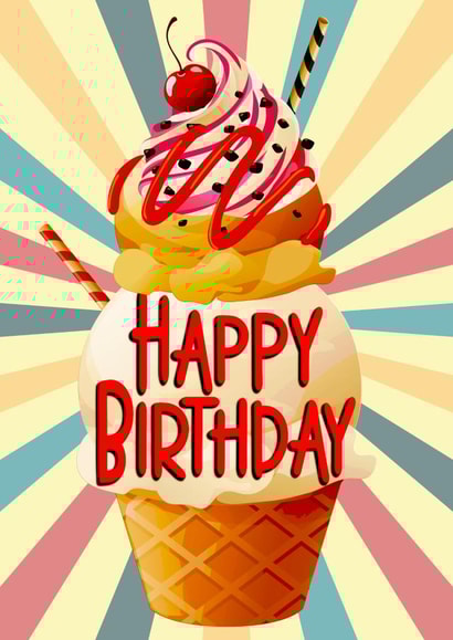 Super scrumptious birthday card! created by CardandFast