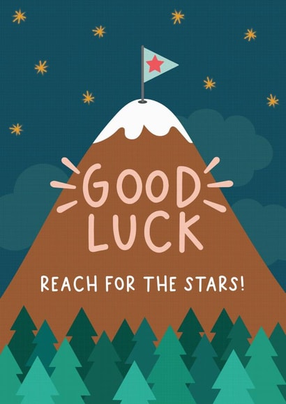 Good Luck on a New Adventure, Encouragement Card created by The Pattern Press