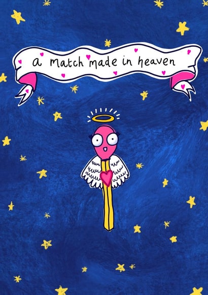 A match made in heaven card created by Anneka Preston Designs