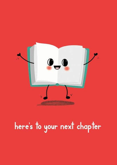 Next Chapter Good Luck Card created by Paper Jungle