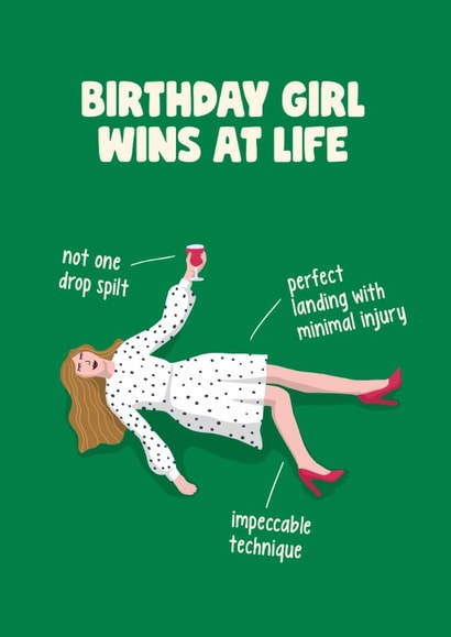 Birthday Girl Wins At Life 1000 created by Sassy Sarah