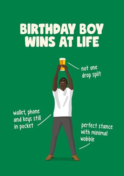 Birthday Boy Wins At Life 1001 created by Sassy Sarah