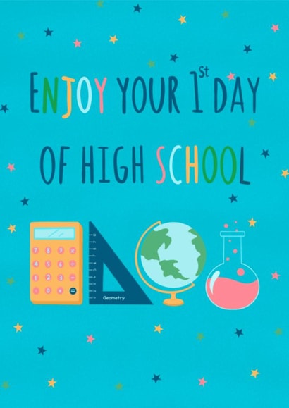 First day of high school created by Spring of colors