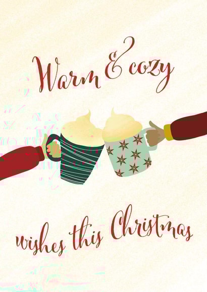 Best Friend Christmas Mug Cheers created by Mayah Wetherell