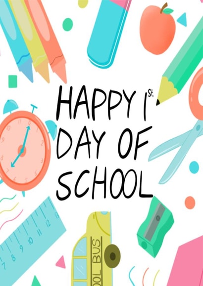 back to school stationary card created by Spring of colors