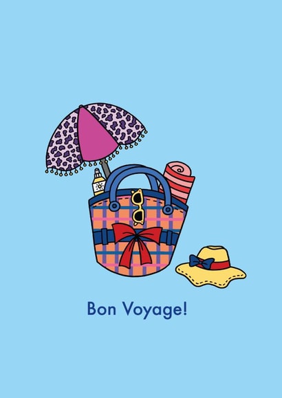 Bon Voyage card created by Emelia Brooks