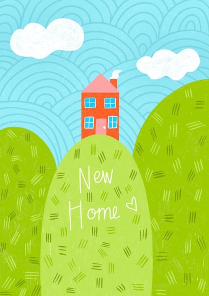 House on the Hill New Home Card created by FluffyBee