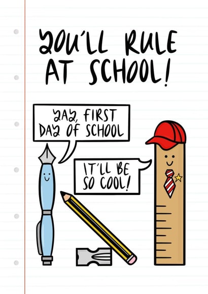 You'll Rule At School Card created by Muses & May 
