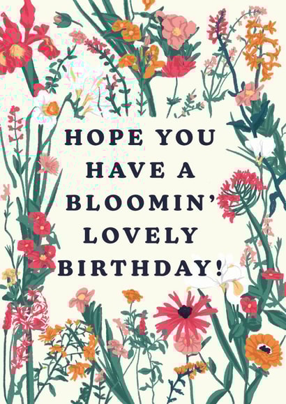 Bloomin' Lovely Birthday Card created by Kate Styling