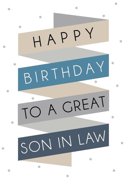 Son in law birthday card created by Kind of Simple Designs