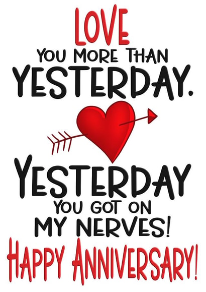 Celebrate your togetherness with this cheeky card! created by CardandFast