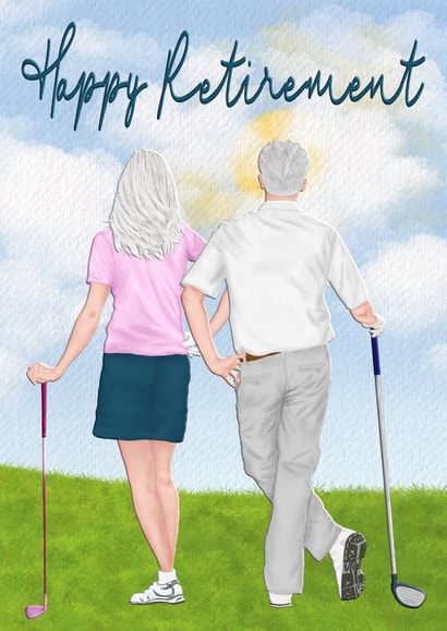 Celebrate having time to play a round with this Happy Retirement card. created by CardandFast