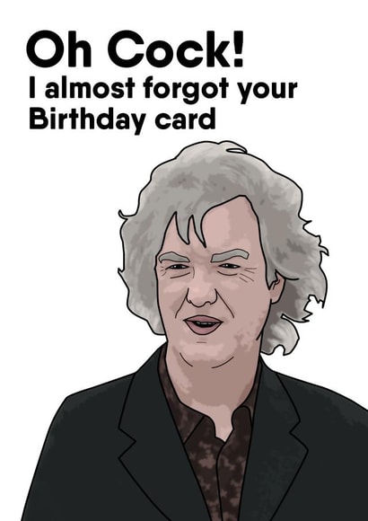 James May Birthday Card created by Daft as Duck