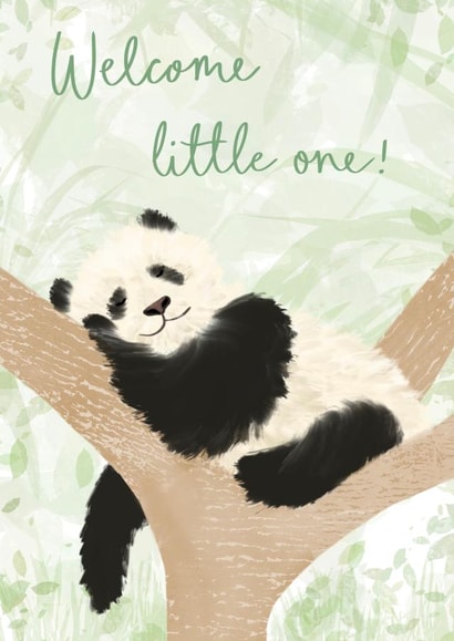 Baby Panda Cute New Born Card created by Sarah Stephenson