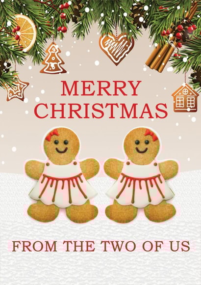 CUTE GINGERBREAD GAY COUPLE created by Mo&Co