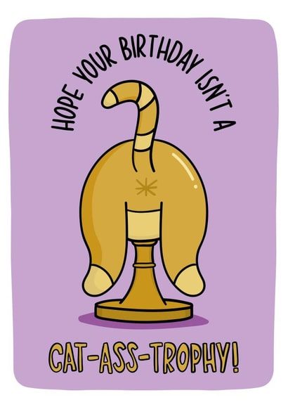 Catastrophe Pun Birthday Card created by TeePee Creations